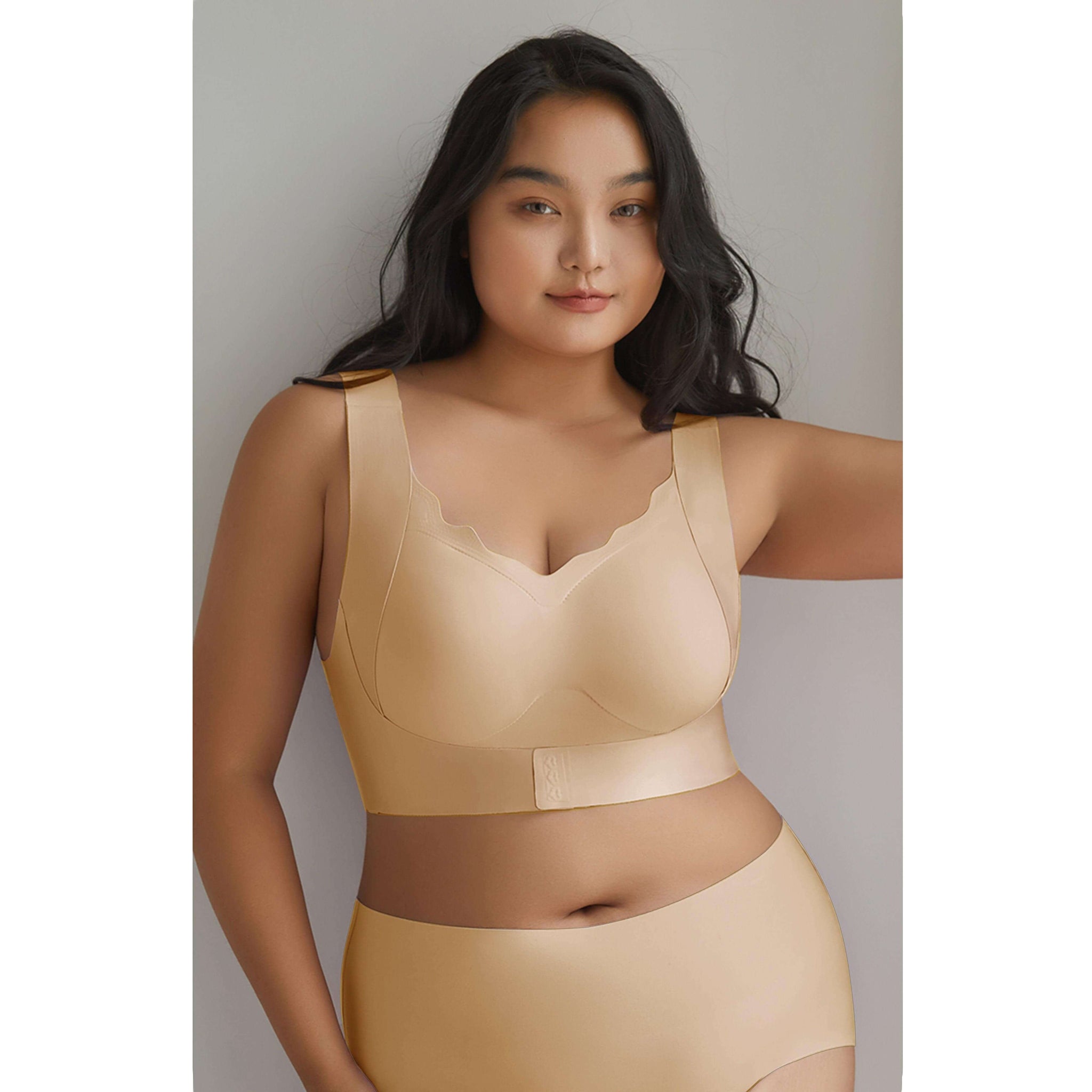 Comfy plus-size bra for women with anti-sagging plus-size breasts